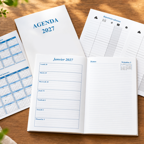 Agenda semainier 2027