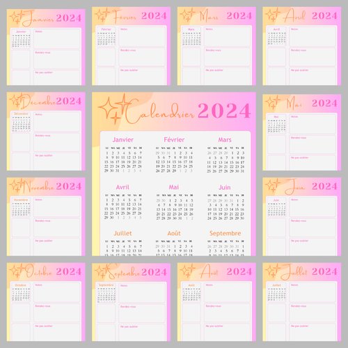 Fdit mini calendrier Petit calendrier de bureau couleur bois mois Dates  tableaux à feuilles mobiles décoration de bureau pratique