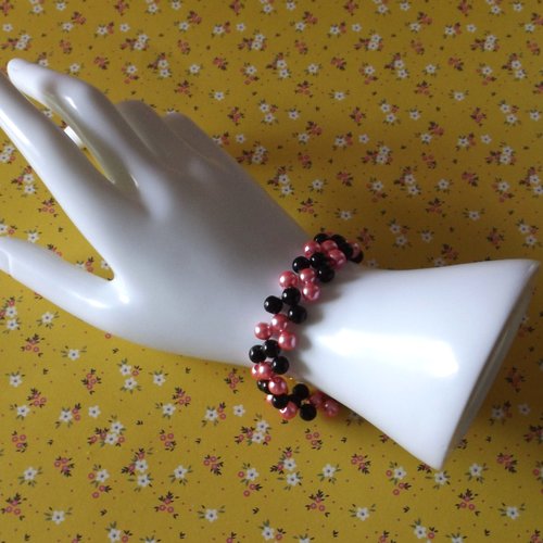 Bracelet en perles en verre