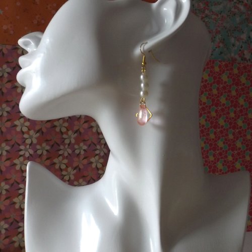 Boucles d'oreilles en perles