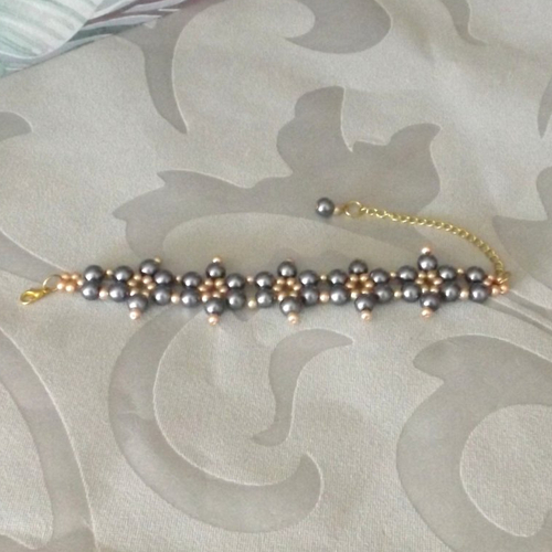 Bracelet en perles en verre