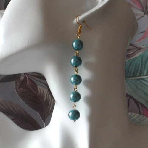 Boucles d'oreilles en perles