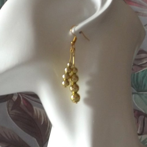 Boucles d'oreilles en perles