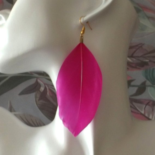Boucles d'oreilles "plumes"