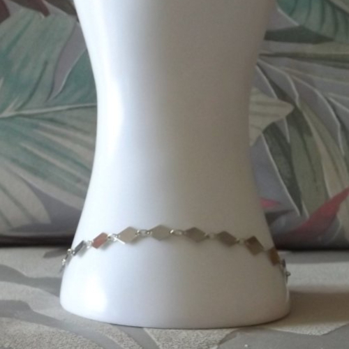 Bracelet en laiton losange