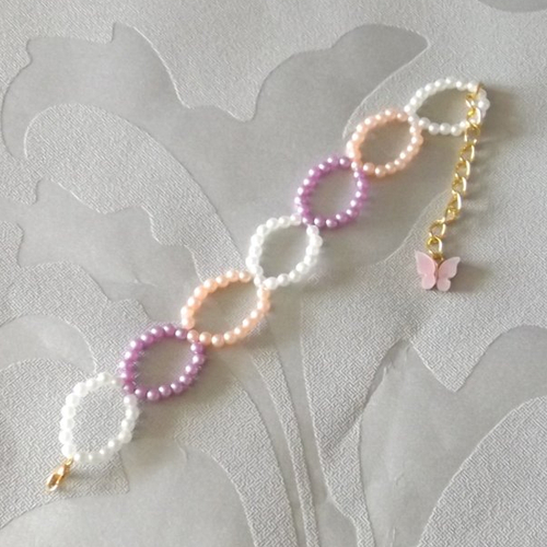 Bracelet en perles de verre