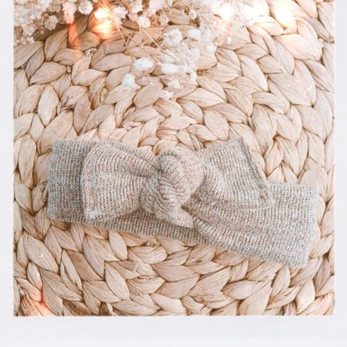 Bandeau à nouer bébé fille