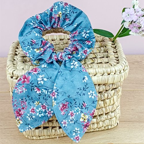 Chouchou foulard en coton