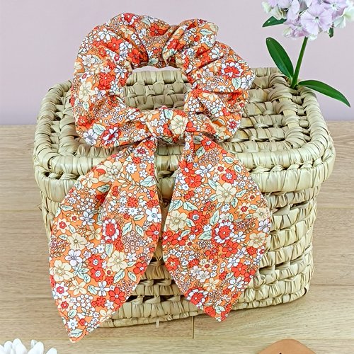 Chouchou foulard en coton