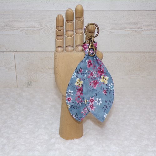 Porte-clé / bijou de sac en tissu