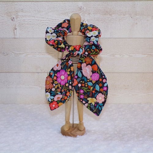 Chouchou foulard en coton