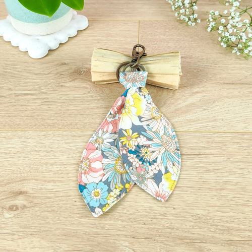 Porte-clé / bijou de sac en tissu