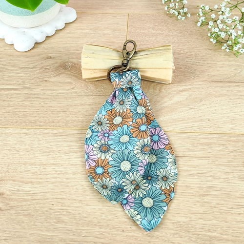 Porte-clé / bijou de sac en tissu