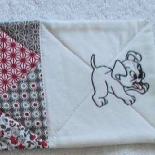 Tapis de mug tissu collection "chien"