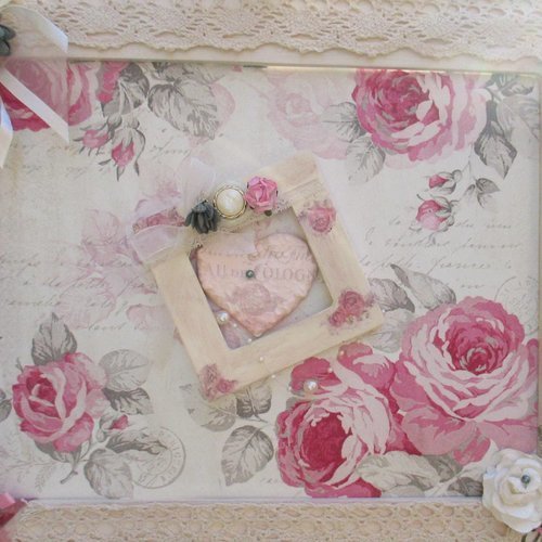 Panneau Méto Shabby Chic Pêche - Poids Objectif, Idéal Bonne Résolution Année