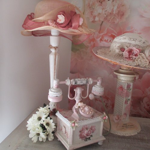 Coffret bijoux " mademoiselle chic " création - au grenier cosy -