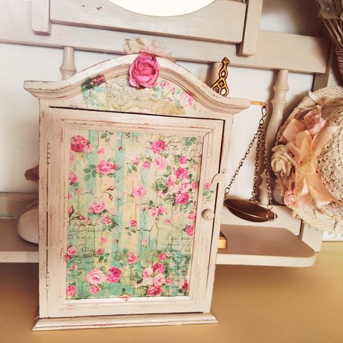 Boite à clés  " la clé des champs " création - au grenier cosy -