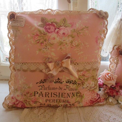 Coussin Patchwork Bohème Fait main 50x50 cm