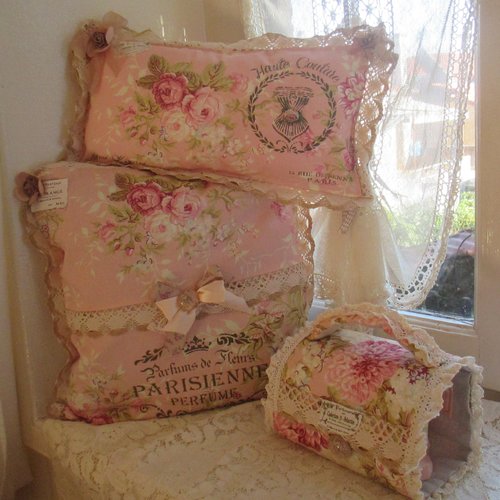 Tvbag, petit sac shabby chic " haute couture " - au grenier cosy -