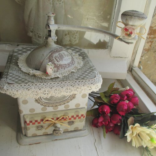 Moulin ancien " cuisine d'antan " création - au grenier cosy -