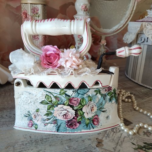 Fer d'antan " campagne chic " création - au grenier cosy -