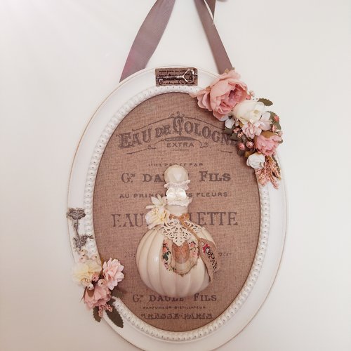 Tableau shabby " ambiance raffinée " création - au grenier cosy -