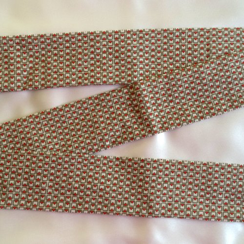 Ceinture  femme à nouer, foulard,  bandeau, headband, anses de sac, article multifonctions.