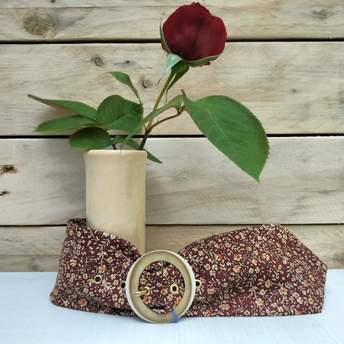 Ceinture " fleurs bohème "