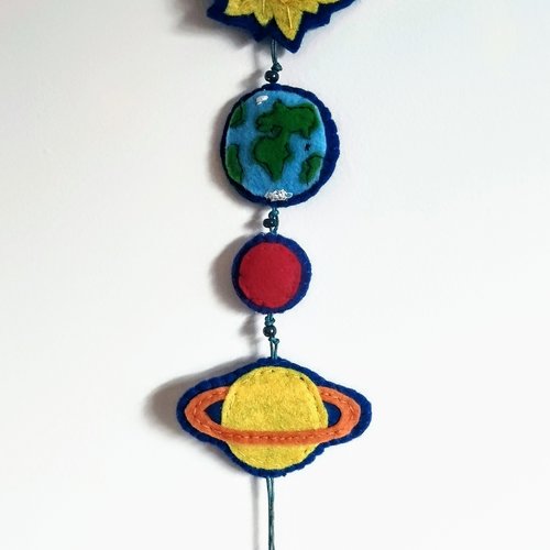 Suspension de porte thème espace