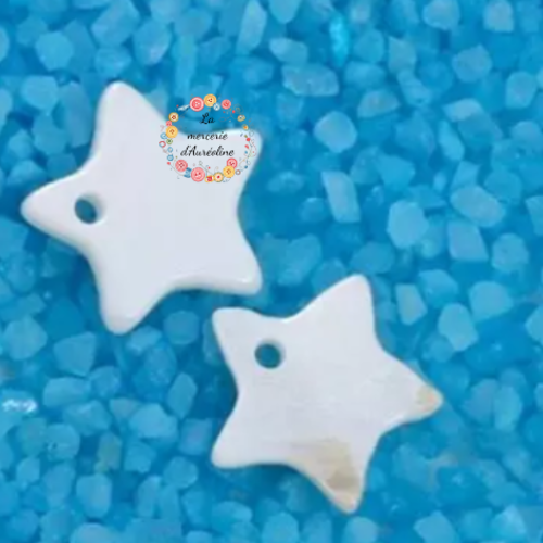 Breloque étoile en coquillage x4