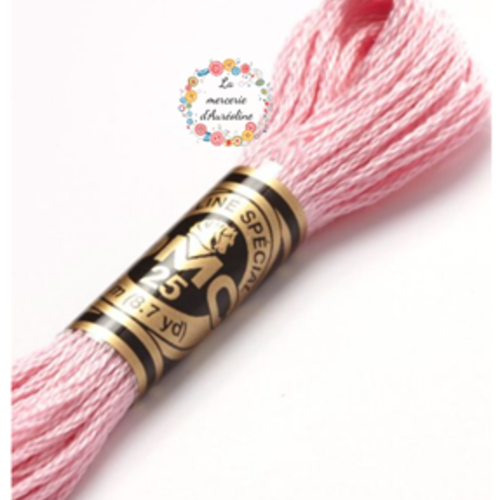 Fil à broder main dmc n°605 - bouton de rose