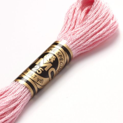 Fil à broder main dmc n°605 - bouton de rose