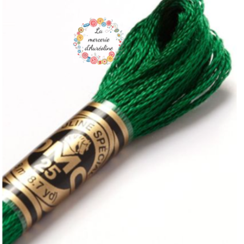 Fil à broder main dmc n°699 - vert fruits confits