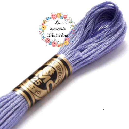 Fil à broder main dmc - 340 - glycine violette
