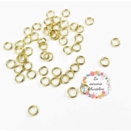 Anneau rond ouvert or x20