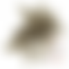 Anneau rond ouvert  bronze  x20
