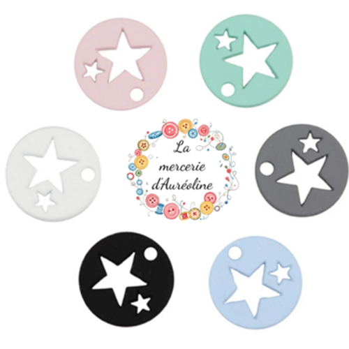 Breloque "sucrerie etoiles"