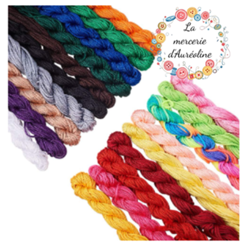 5m de fil de nylon tressé - 1mm