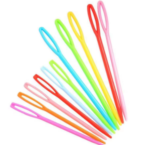 Aiguille plastique pour la laine x2