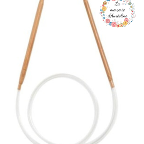 Aiguilles circulaires - bambou - 100cm