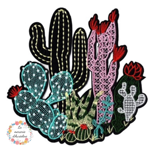 Patch " cactus tout en couleurs"