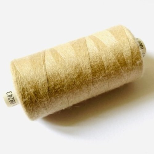 Fil à coudre beige clair - 1km