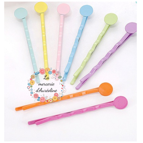 Barrette invisible avec plateau x 2