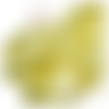 Ruban satin double face  jaune - 25mm