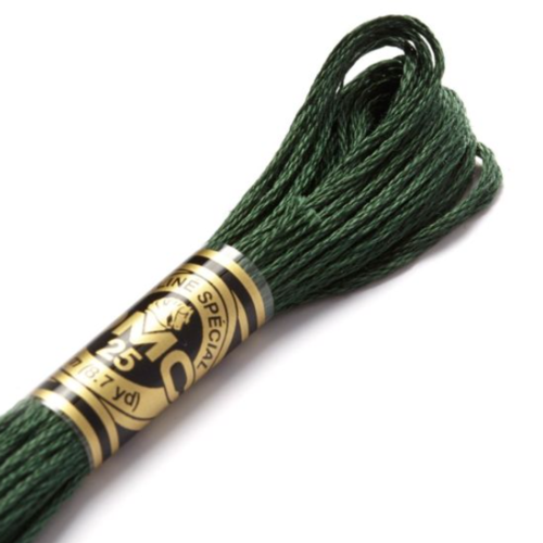 Fil à broder main dmc - 319 - ombre verte