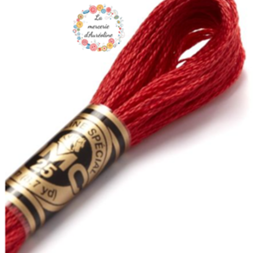 Fil à broder main dmc - 347 - rouge egyptien