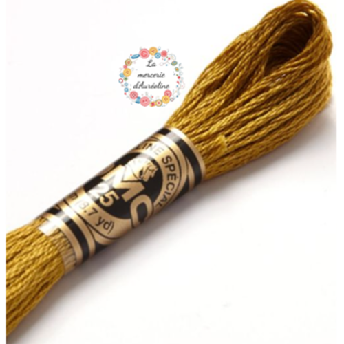 Fil à broder main dmc - 832 - vert bronze clair