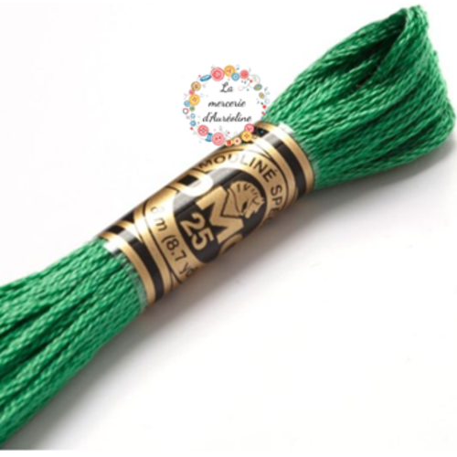 Fil à broder main dmc - 911 - vert golf