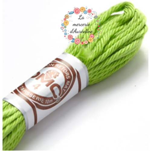 Fils retors mat dmc pour canevas - n°2788 - vert citron