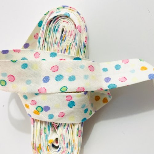 Biais "bulles de savon colorées" -  2cm